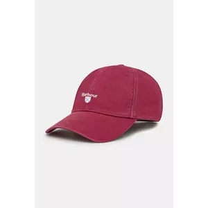 Barbour șapcă de baseball din bumbac Sports Caps culoarea roz, cu imprimeu, MHA0274 imagine