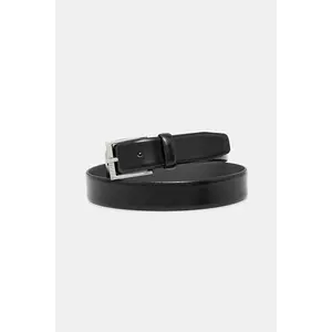 BOSS curea de piele barbati, culoarea negru, 50537028 imagine