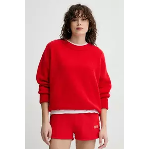 American Vintage pulover de lana femei, culoarea rosu, light, VITO18EE25 imagine