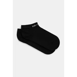 Karl Lagerfeld sosete barbati, culoarea negru, 552102.805505 imagine
