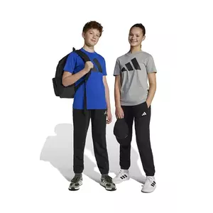 adidas pantaloni de trening pentru copii culoarea negru, neted, JC9765 imagine