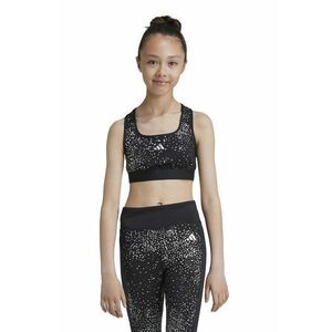 adidas sutien sport fete JG PWR GL BRA culoarea negru, IW3281 imagine