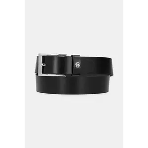 BOSS curea de piele barbati, culoarea negru, 50522778 imagine