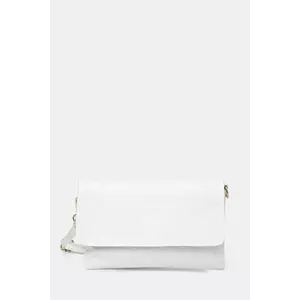 Answear Lab poseta de piele culoarea alb imagine