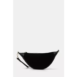 Answear Lab geanta de mana din piele intoarsa culoarea negru imagine