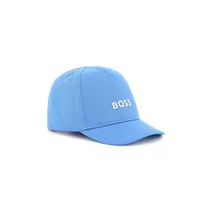 BOSS șapcă din bumbac pentru copii neted, J51693 imagine