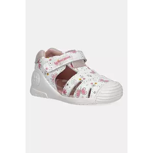 Biomecanics sandale din piele pentru copii culoarea alb, 252101 imagine