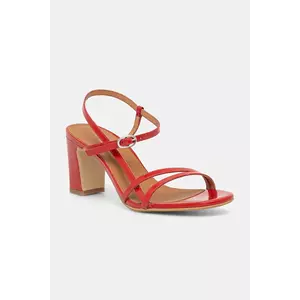 Jonak sandale de piele VICOMTE culoarea rosu, 3200428 imagine