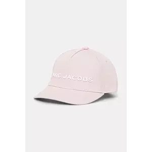 Marc Jacobs șapcă din bumbac pentru copii culoarea roz, cu imprimeu, W60410 imagine