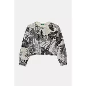 United Colors of Benetton hanorac de bumbac pentru copii culoarea negru, modelator, 35UJC10OB imagine