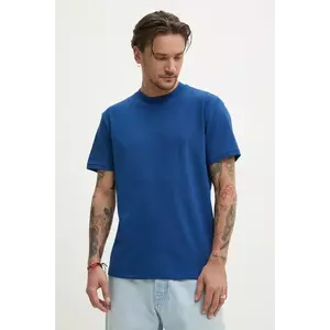 Hollister Co. tricou barbati, culoarea albastru marin, neted, KI324-5136 imagine