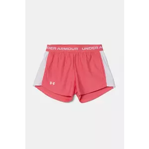 Under Armour pantaloni scurti copii Tech Play Up Short culoarea roz, neted, 1390075 imagine