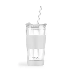 Vialli Design cană termică cu pai Fuori 600 ml imagine