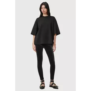 AllSaints colanti CORA femei, culoarea negru, neted, W006TZ imagine