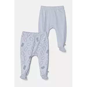 United Colors of Benetton salopete din bumbac pentru bebeluși 2-pack 3PWB0F009 imagine