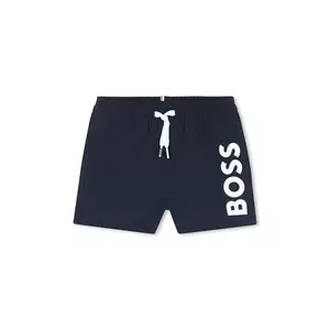 BOSS pantaloni scurți de baie pentru bebeluși culoarea albastru marin, J52069 imagine