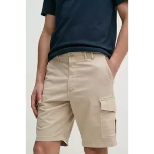 Pepe Jeans pantaloni scurți SEASONAL CARGO SHORT bărbați, culoarea bej, PM801179 imagine