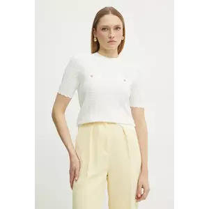 Morgan pulover MSEOUL femei, culoarea bej, light, MSEOUL imagine