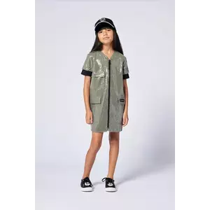 Karl Lagerfeld rochie fete culoarea verde, mini, dreaptă, Z30470 imagine
