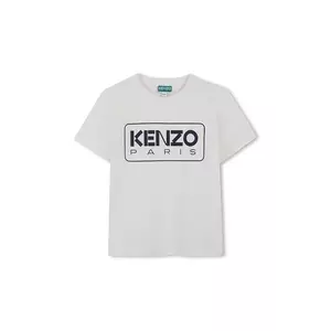 Kenzo Kids tricou de bumbac pentru copii culoarea alb, cu imprimeu, K61142 imagine