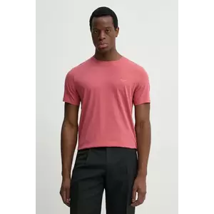 Joop! tricou din bumbac bărbați, culoarea portocaliu, cu imprimeu, 30045926 imagine