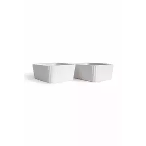 Sagaform vas rezistent la căldură Flora 2-pack culoarea alb imagine
