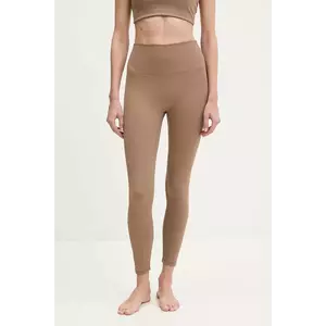 Joy in me jambiere de yoga Oneness Bond culoarea maro, neted, Oneness Bond 7/8 imagine