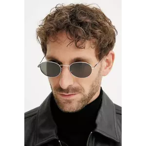 Saint Laurent ochelari de soare barbati, culoarea argintiu, SL 799 imagine