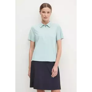 Sportalm tricou polo femei, culoarea turcoaz, 250185 imagine