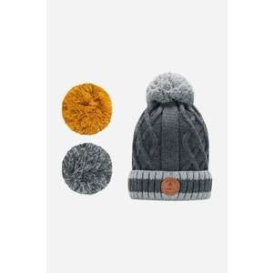 Cabaia caciula culoarea gri imagine