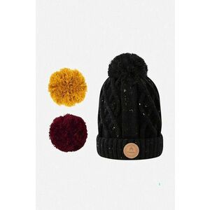 Cabaia caciula culoarea negru imagine