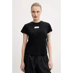 MM6 Maison Margiela tricou din bumbac femei, culoarea negru, S52GC0327.S24312 imagine