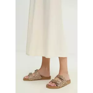 Answear Lab papuci femei, culoarea bej imagine