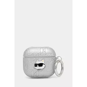 Karl Lagerfeld husa airpods AirPods 4 culoarea argintiu, KLA4PGCHPS imagine