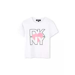 Dkny tricou copii culoarea roz, D62305 imagine