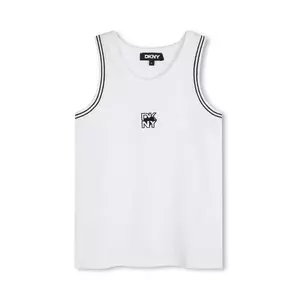 Dkny top copii culoarea alb, D62263 imagine