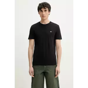 Tommy Jeans tricou din bumbac 2-pack bărbați, culoarea negru, uni, DM0DM20687 imagine