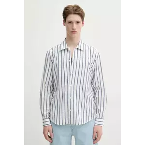 Marc O'Polo camasa din bumbac barbati, culoarea alb, cu guler clasic, regular, 522721642598 imagine