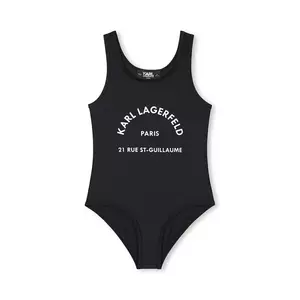 Karl Lagerfeld costum de baie dintr-o bucată pentru copii culoarea negru, Z30444 imagine
