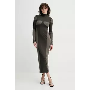 Nanushka rochie IMELDA culoarea verde, maxi, mulată, NW25RSDR16275 imagine