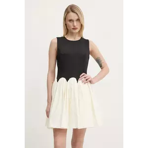 Never Fully Dressed rochie Mini Monika culoarea negru, mini, evazată, NFDDR1820 imagine