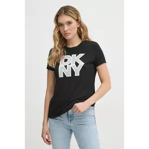 Dkny tricou femei, culoarea negru, P5AHSWNA imagine