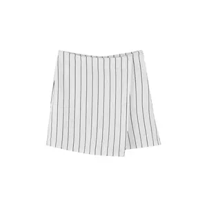 Dkny pantaloni scurti copii culoarea alb, modelator, D62275 imagine
