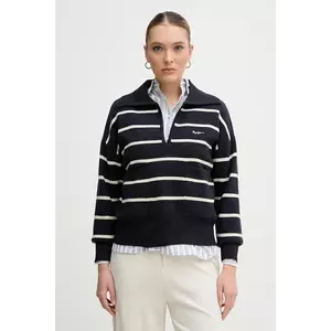 Pepe Jeans pulover PRISCILLA femei, culoarea albastru marin, light, PL702272 imagine