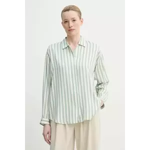 Marc O'Polo camasa femei, culoarea verde, cu guler clasic, relaxed, 502120842109 imagine