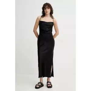 Nanushka rochie MACIA culoarea negru, mini, mulată, NW24CRDR04799 imagine