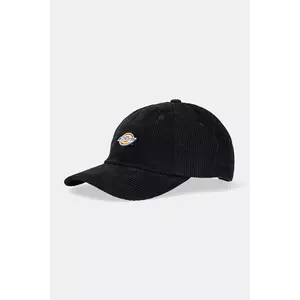 Dickies șapcă de baseball din catifea culoarea negru, cu imprimeu, DK0A4ZAYBLK1 imagine