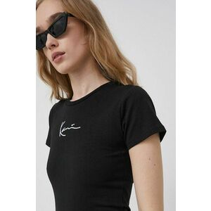 Karl Kani tricou femei, culoarea negru imagine