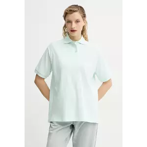 2NDDAY polo de bumbac Aralena culoarea turcoaz, 2252248329 imagine