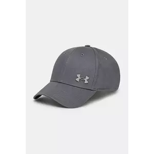 Under Armour sapca Sportstyle Metal culoarea gri, neted, 1389695 imagine